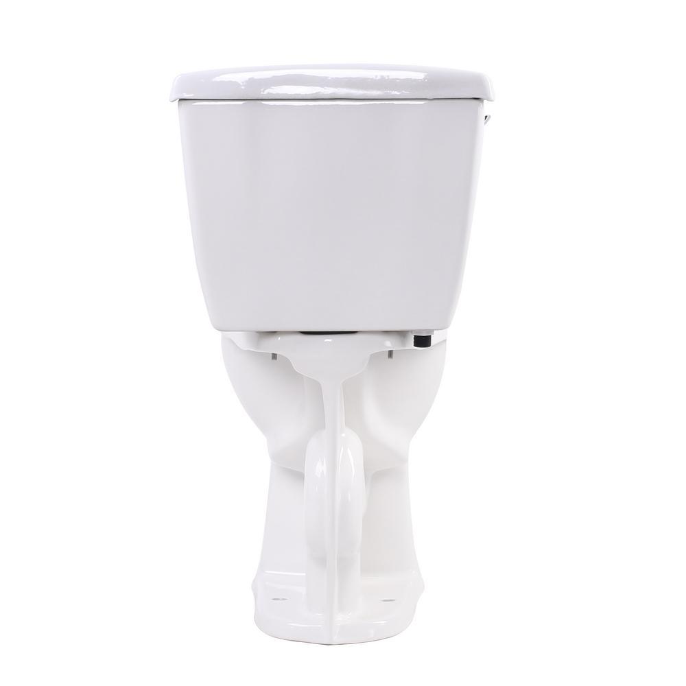 Author 2-piece 1.28 GPF Single Flush Elongated Toilet in White - Super Arbor