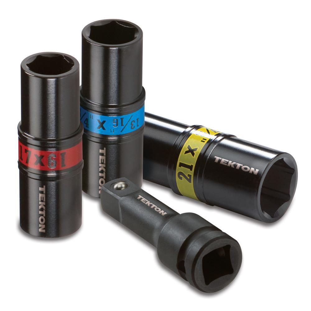1/2 in. Drive Impact Flip Socket Set (4-Piece) - Super Arbor