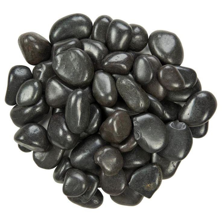 MSI Black Polished 0.5 cu. ft . 0.25 to 0.5 in. Pebbles 40 lb. Bag