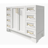 Taylor 48 in. W Vanity Cabinet Only in White - Super Arbor