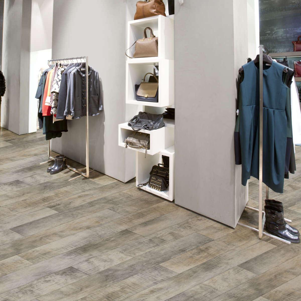 Congoleum (Sample) AirStep Plus Topside Trade Winds Waterproof Wood-Look Glue-Down Sheet Vinyl Flooring