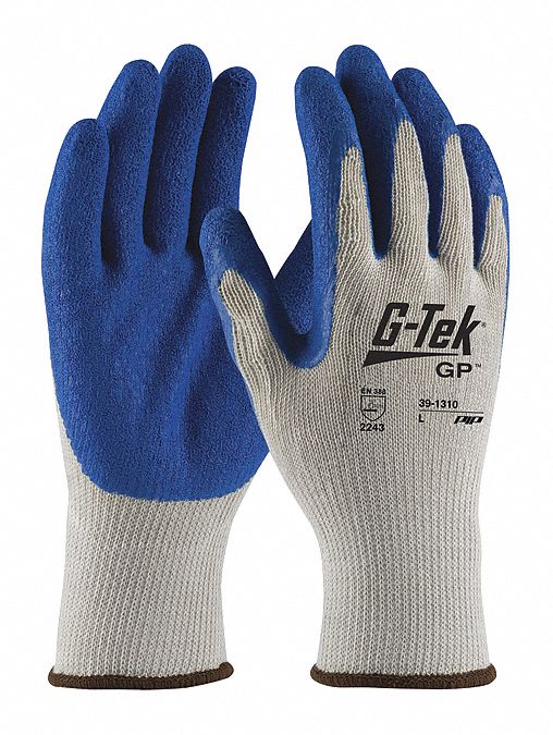PIP G-Tek GP Coated Gloves XL - Tough Latex Palm Protection