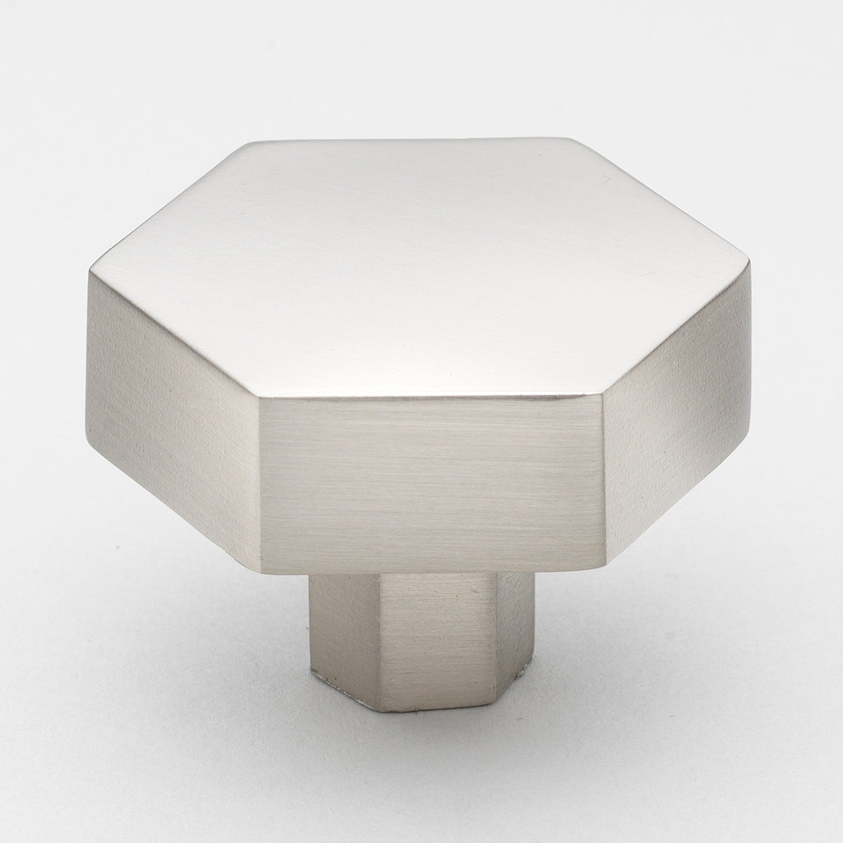 GlideRite 1-1/2 in. Matte Black Solid Hexagon Cabinet Drawer Knobs, 10-Pack