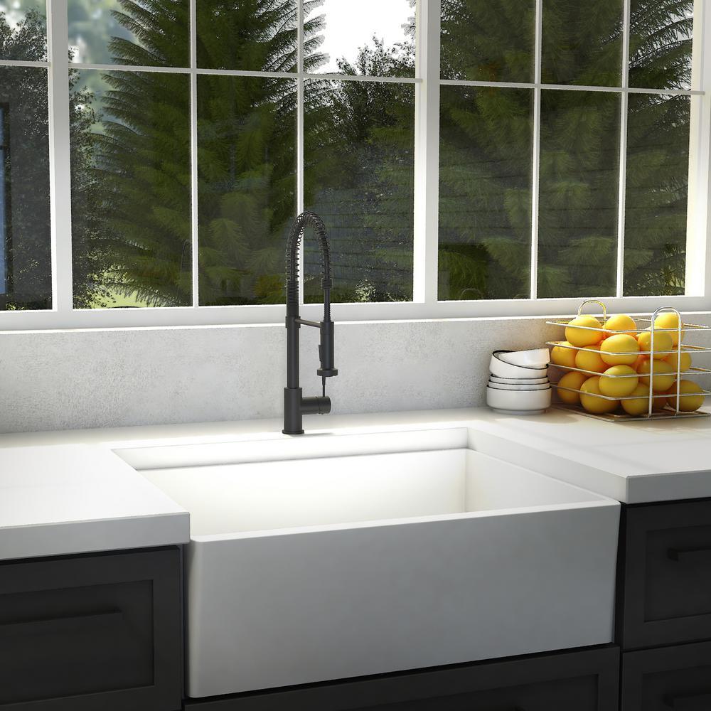 ZLINE Apollo Kitchen Faucet in Matte Black (APL-KF-MB) - Super Arbor