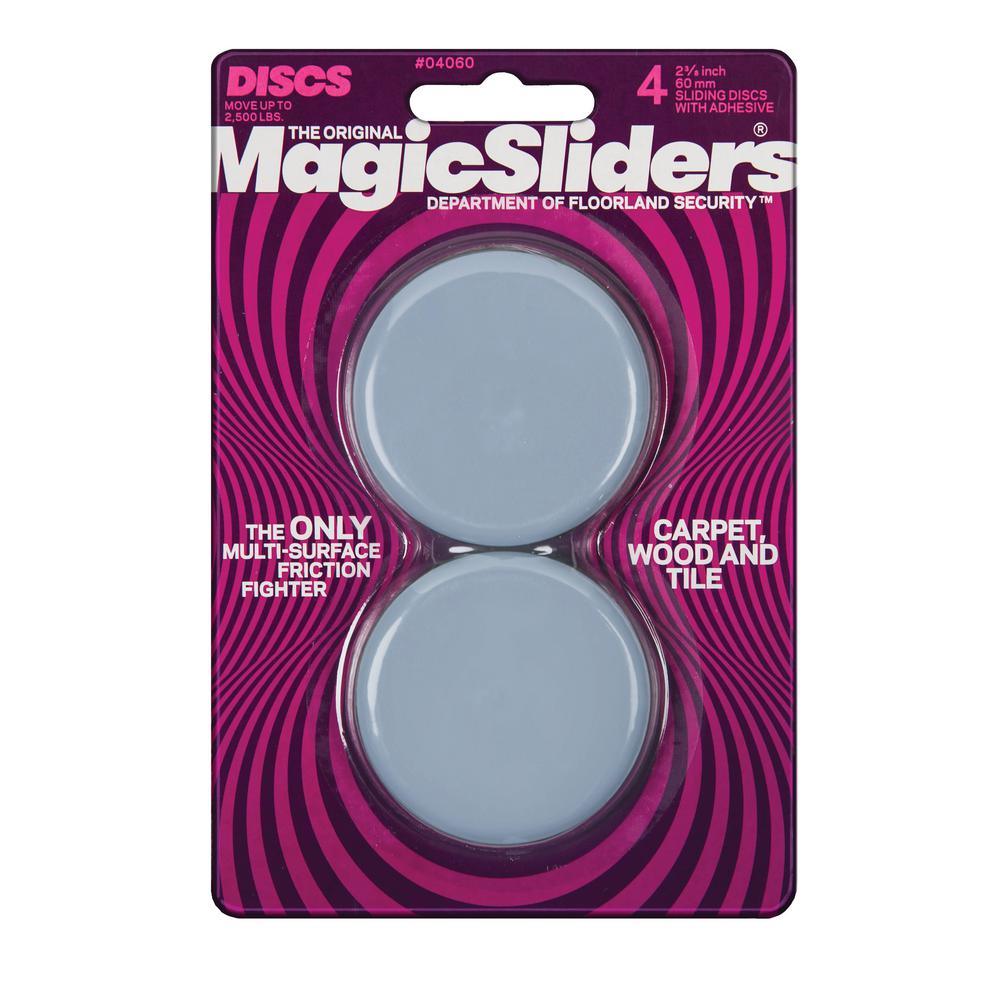 2-3/8 in. Round Magic Sliders (4-Pack) - Super Arbor