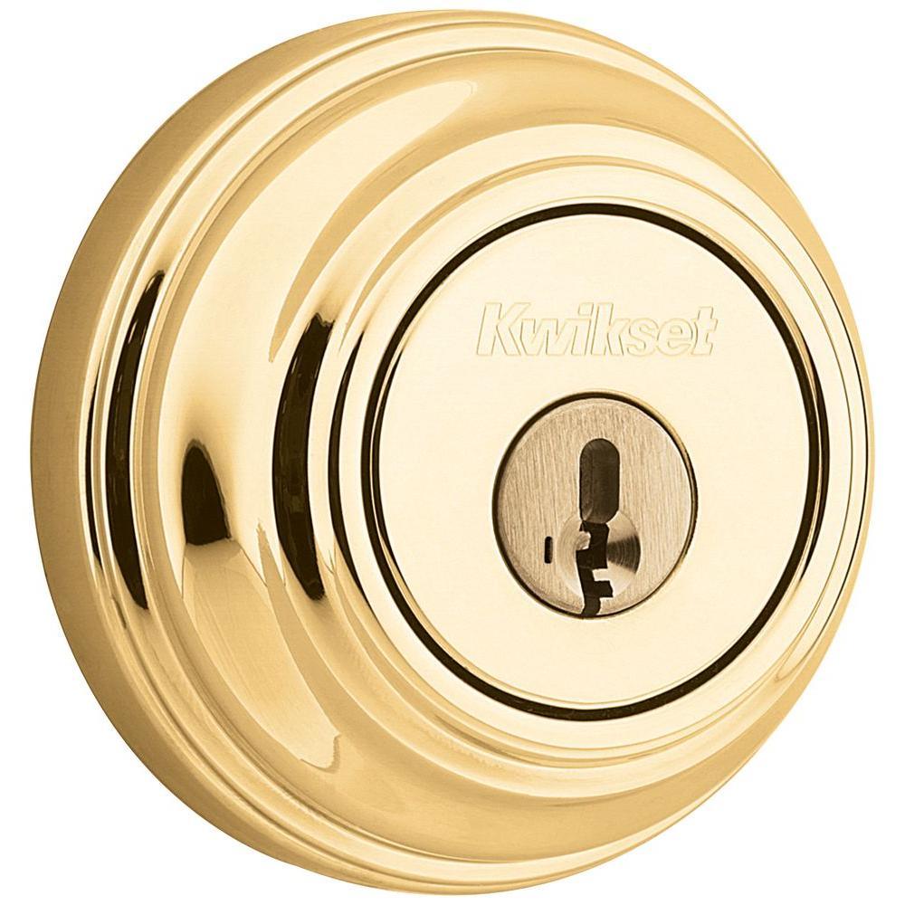 Satin Nickel Single Cylinder Deadbolt featuring SmartKey Security with Microban Antimicrobial Technology - Super Arbor