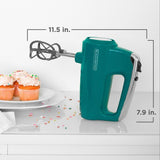 Helix Performance Premium 5-Speed Mixer Teal Hand Mixer