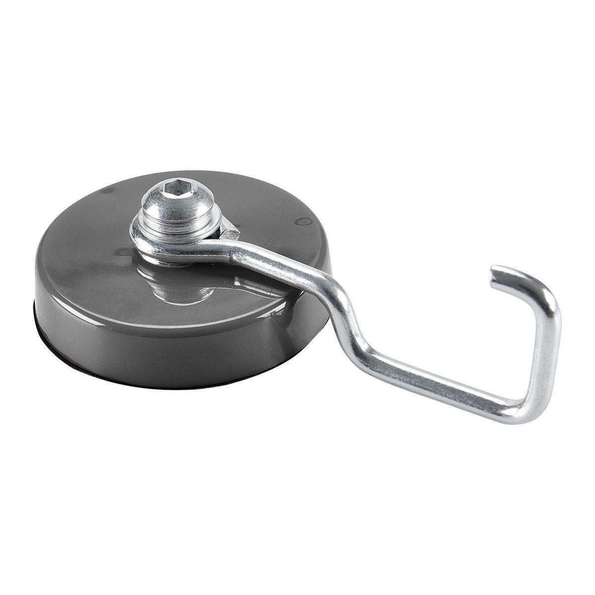 U.S. GENERAL 25 lb. Magnetic Hook, Gray