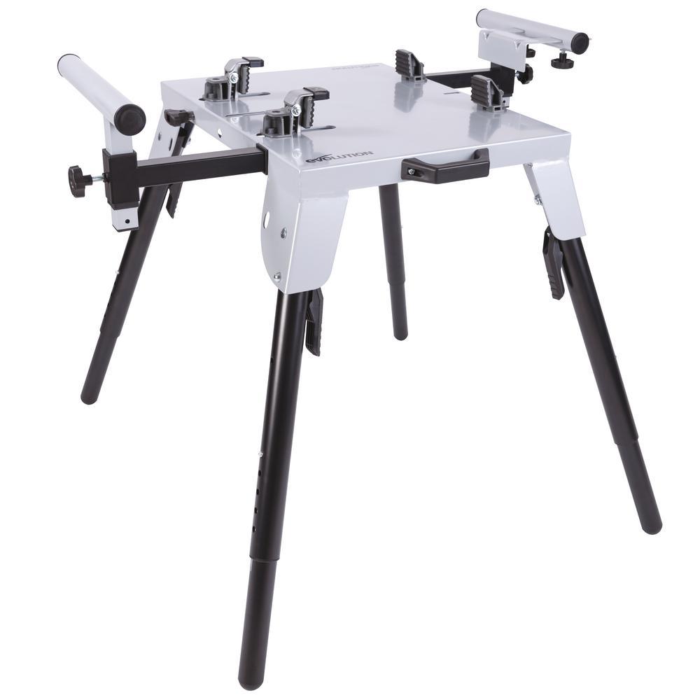 32-3/32 in. x 23-5/8 in. Universal Heavy-Duty Stationary Chop Saw Stand - Super Arbor