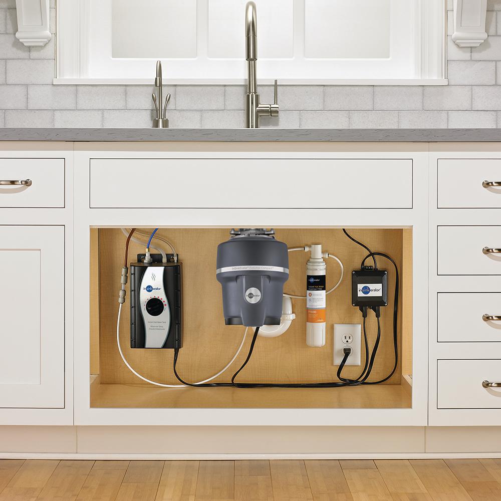 InSinkErator Evolution Compact 3/4 HP Continuous Feed Garbage Disposal with Power Cord - Super Arbor