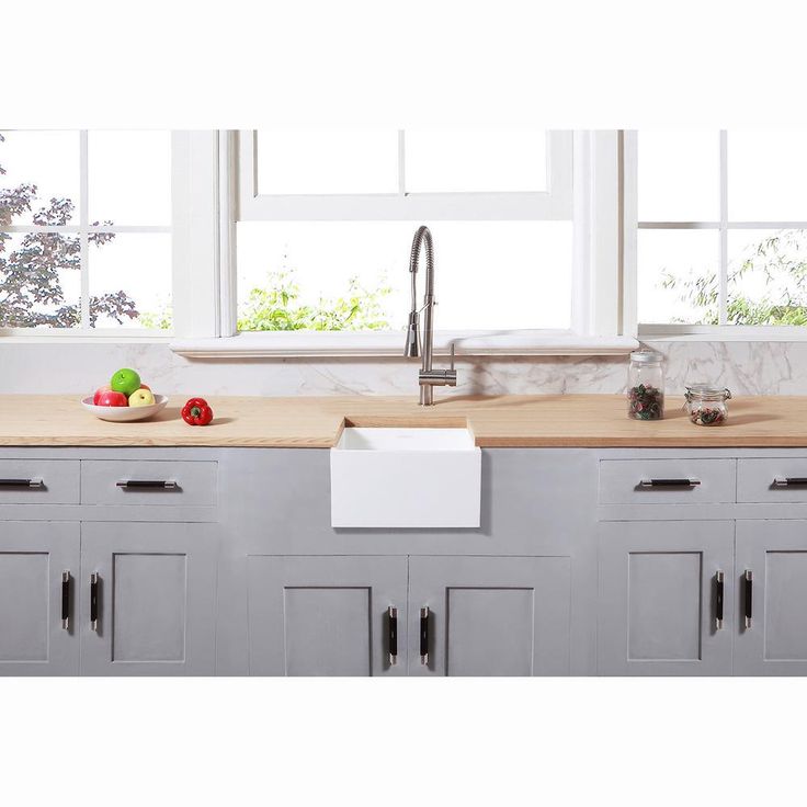 Undermount Solid Surface White Stone Square 15 in. Single Basin Bar/Prep Sink in Matte White