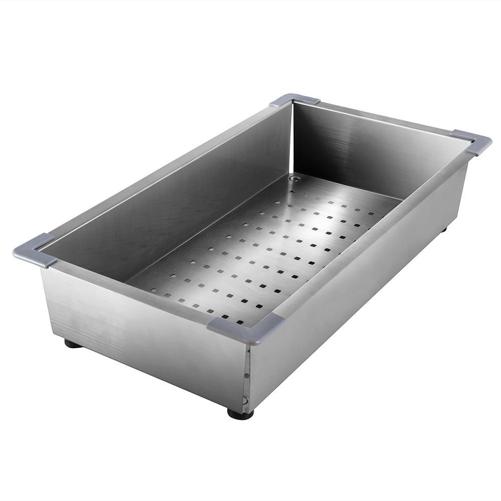 All-in-One Undermount Stainless Steel 33 in. 50/50 Double Bowl Workstation Kitchen Sink with Faucet and Accessories - Super Arbor