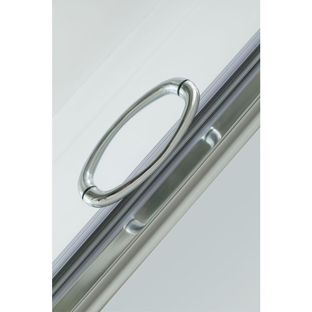 Breeze 36 in. L x 36 in. W x 76 in. H Corner Shower Kit with Reversible Sliding Door and Shower Base - Super Arbor