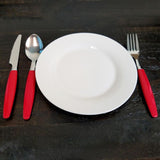 Palmdale 12-Piece Red Flatware Set (Service for 4)