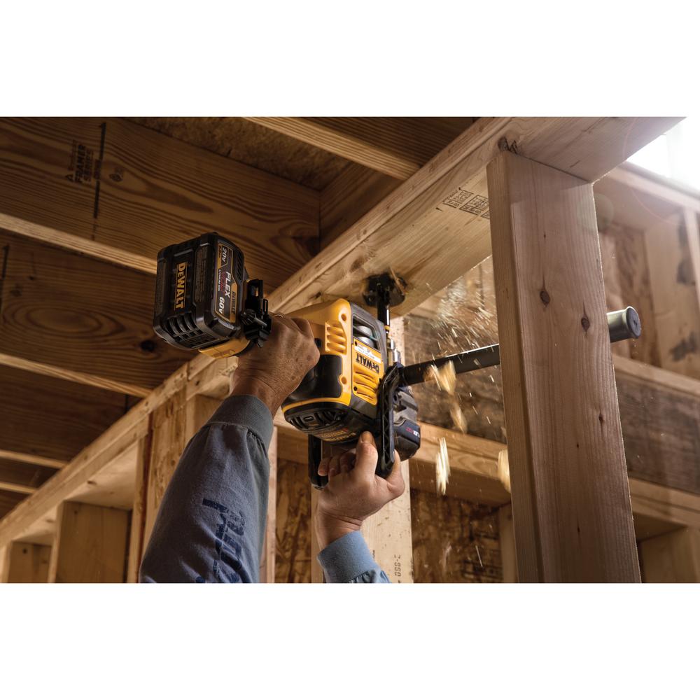 FLEXVOLT 60-Volt MAX Lithium-Ion Cordless Brushless 1/2 in. Stud and Joist Drill with Battery 2Ah and Bonus Battery 2Ah - Super Arbor