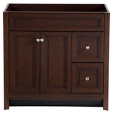 Brinkhill 36 in. W x 34 in. H x 22 in. D Bath Vanity Cabinet Only in Chocolate - Super Arbor