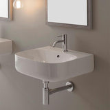 Nameeks Moon Wall Mounted Bathroom Sink in White