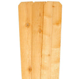 5/8 in. x 5-1/2 in. x 6 ft. Western Red Cedar Dog-Ear Fence Picket - Super Arbor