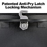 Locking Post Mount Mailbox with High Security Reinforced Patented Locking System, Black - Super Arbor