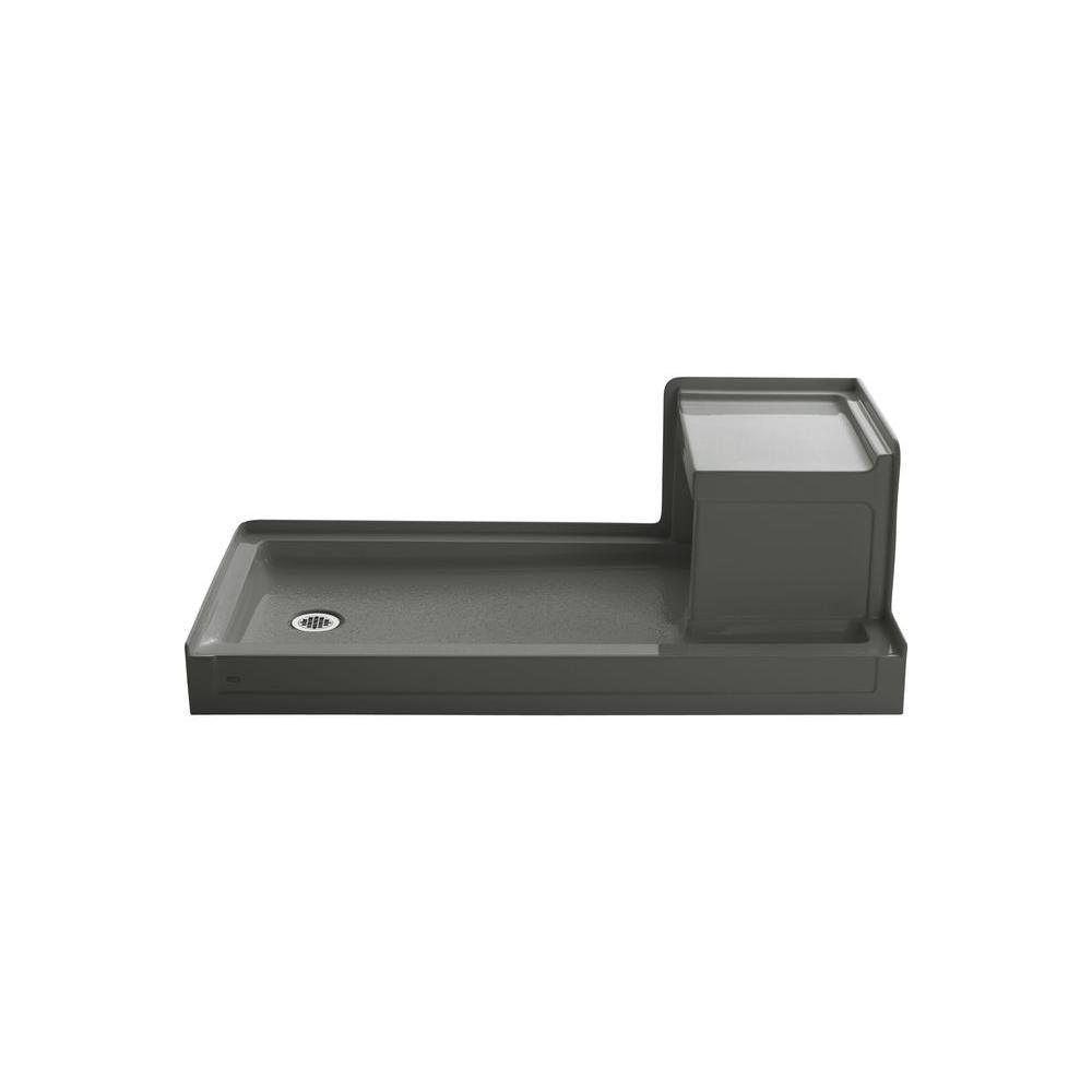 Tresham 60 in. x 32 in. Single Threshold Shower Base with Left-Hand Drain in White - Super Arbor