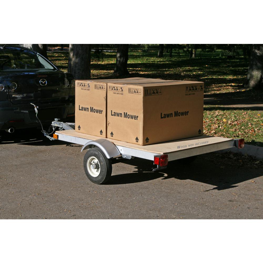 Galvanized 4 ft. x 8 ft. Kit Trailer - Super Arbor
