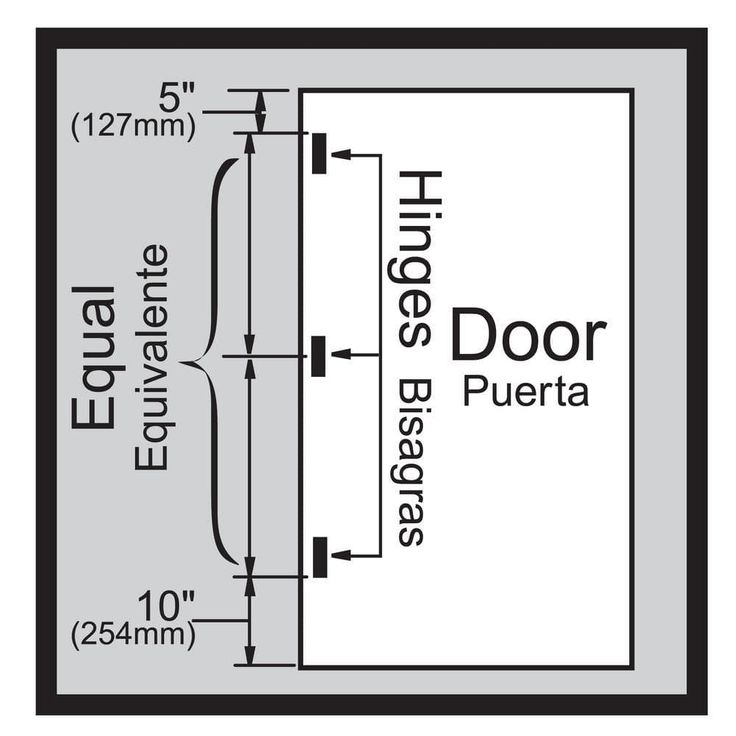 3-1/2 in. and 5/8 in. Radius Matte Black Smooth Action Hinge (3-Pack)