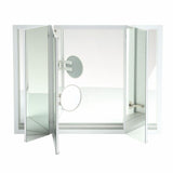 Verdera 40 in. W x 30 in. H Recessed Medicine Cabinet in Anodized Aluminum
