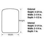 Master Lock 5401D Set Your Own Combination Wall Mount Lock Box, 5 Key Capacity, Black