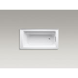 Archer 60 in. Right-Hand Drain Rectangular Alcove Bathtub in White - Super Arbor
