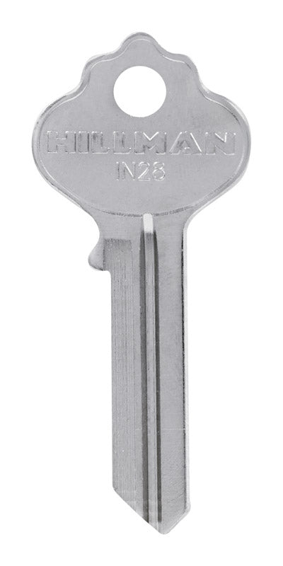 Hillman House/Office Universal Key Blank, Single-Sided (IN28)