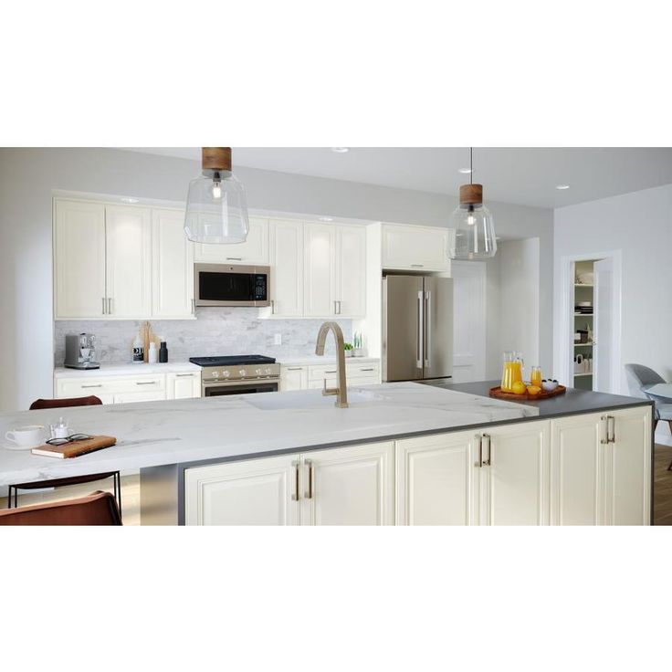 allen + roth Dawley 24-in W x 36.125-in H x 12-in D Linen Maple Door Wall Semi-Custom Cabinet