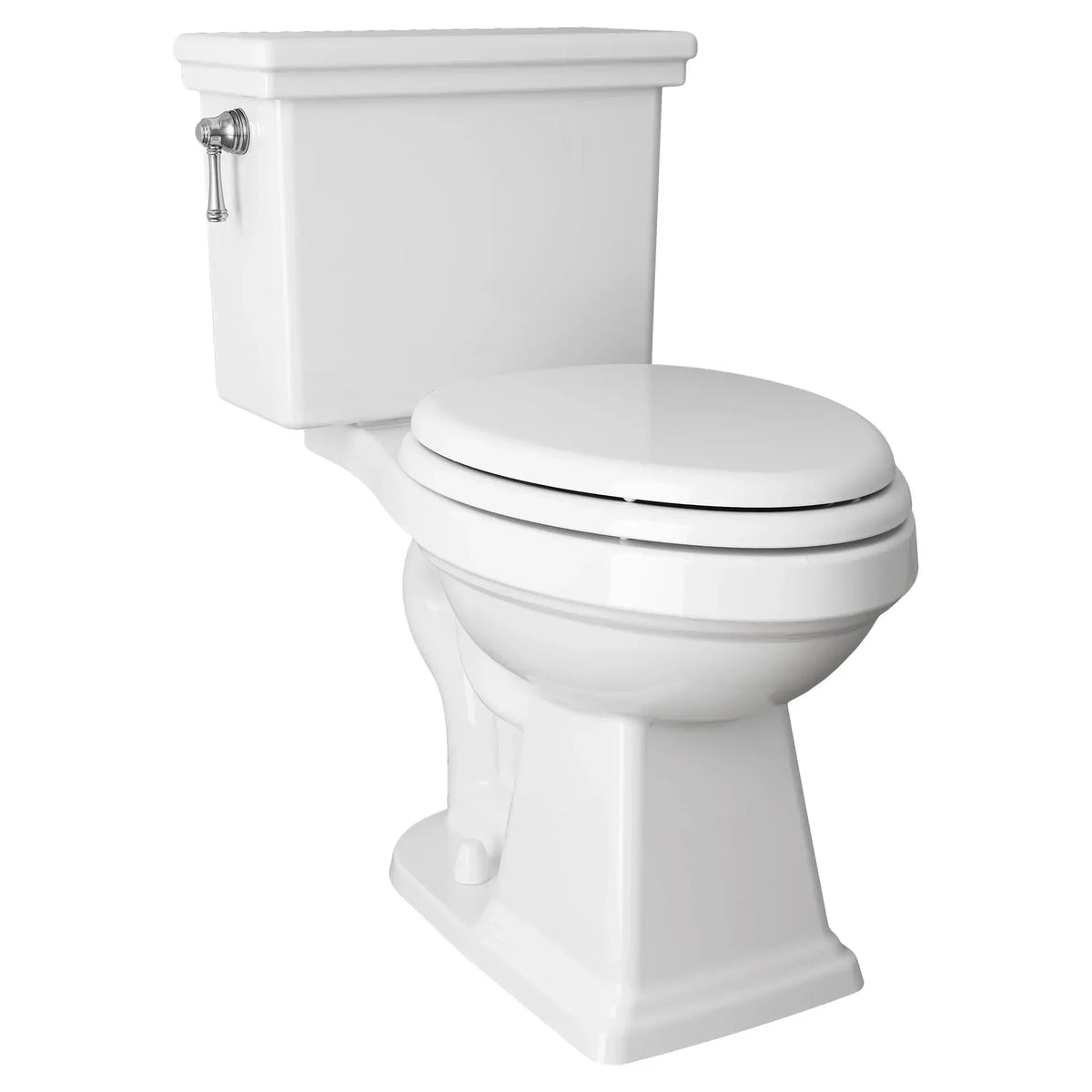 American Standard Lexington 2-Piece 1.28 GPF Single-Flush Elongated Toilet with Seat, White