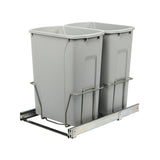 Knape & Vogt 35-Quart Plastic Pull Out Trash Can