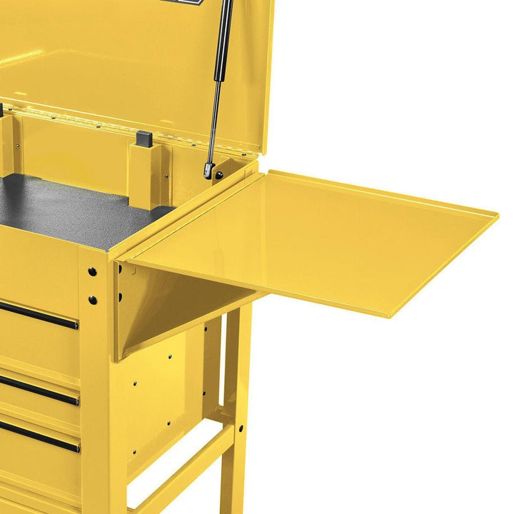U.S. GENERAL Side Tray for 5-Drawer Mechanics Cart and 6-Drawer Full-Bank Cart, Yellow