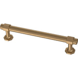 Classic Octagon 6-5/16 in. (160 mm) Champagne Bronze Drawer Pull - Super Arbor