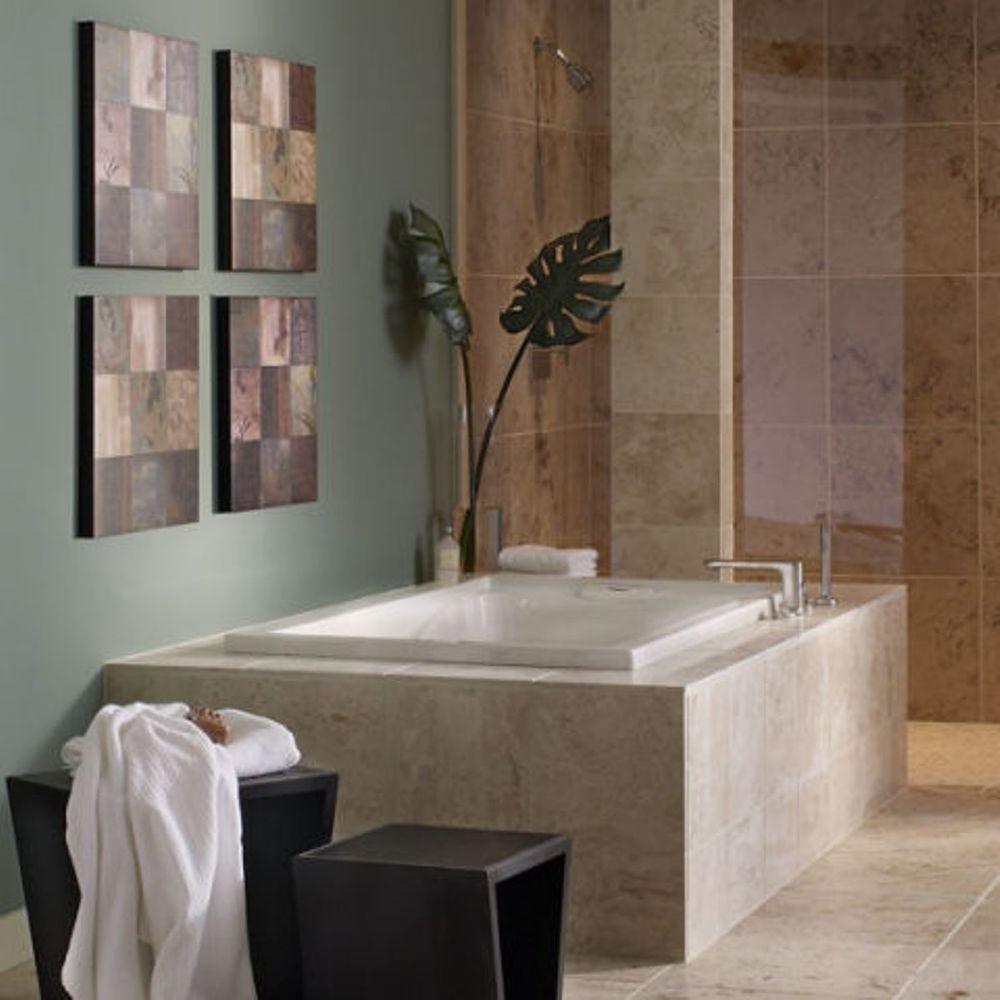 Evolution 60 in. x 32 in. Whirlpool Tub with EverClean in White - Super Arbor