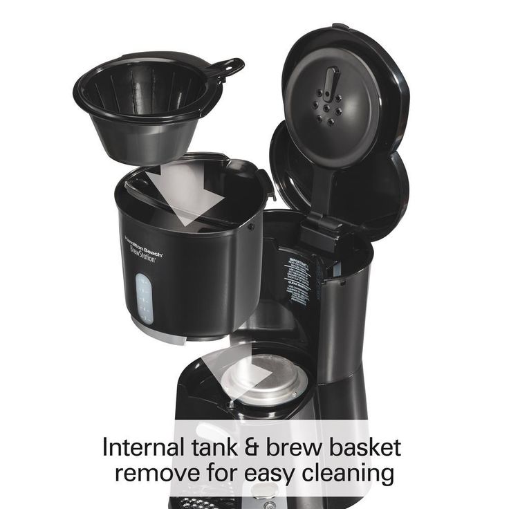 BrewStation 10-Cup Black Coffeemaker