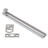 6 in. Solid Brass Satin Nickel Surface Bolt - Super Arbor