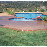 Argee 40 ft. Decorative Plastic Brick Edging with 6 Solar Lighted Bricks