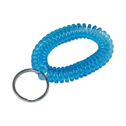 Hillman Metal/Plastic Silver Wrist Coil Key Chain