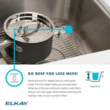 Crosstown Undermount Stainless Steel 14 in. Single Bowl Bar Sink with Bottom Grid and Drain