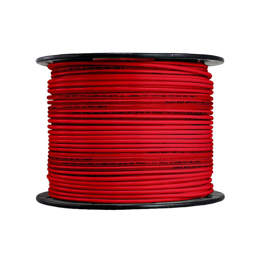 500 ft. 12/1 Red Stranded THHN Wire - Super Arbor