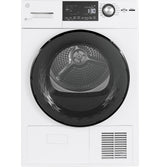 GE 4.1-cu ft Stackable Ventless Electric Dryer (White)