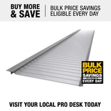 4 ft. L x 6 in. W Stainless Steel Micro-Mesh Gutter Guard (20-Pack) - Super Arbor