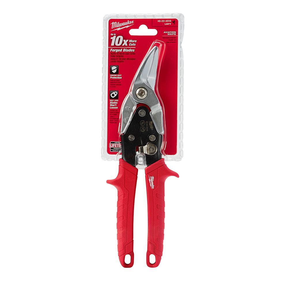 10 in. Left-Cut Aviation Snips - Super Arbor