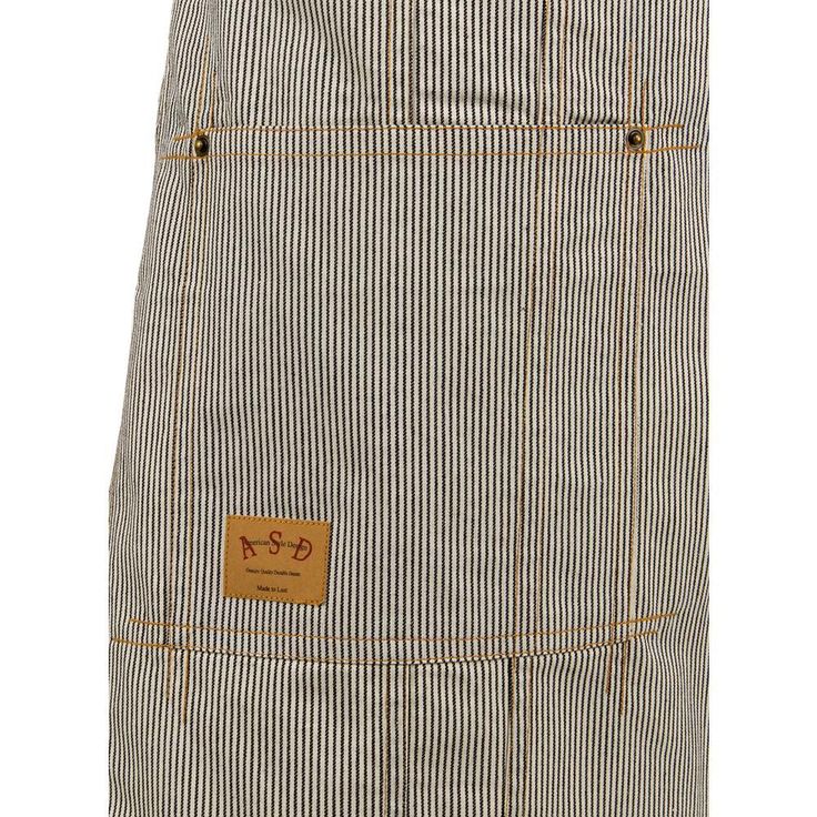 Railroad Stripe Denim Adult Butcher Apron