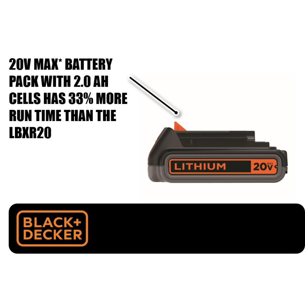 20-Volt MAX Lithium-Ion Battery Pack 2.0Ah - Super Arbor