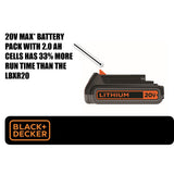 20-Volt MAX Lithium-Ion Battery Pack 2.0Ah - Super Arbor