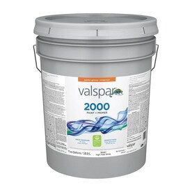 Valspar 2000 Semi-Gloss High Hide White Latex Paint (Actual Net Contents: 640-fl oz)