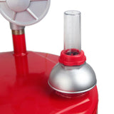 XtremepowerUS 35 Gal. Portable Gas Caddy Fuel Transfer Pump Rolling Gas Can